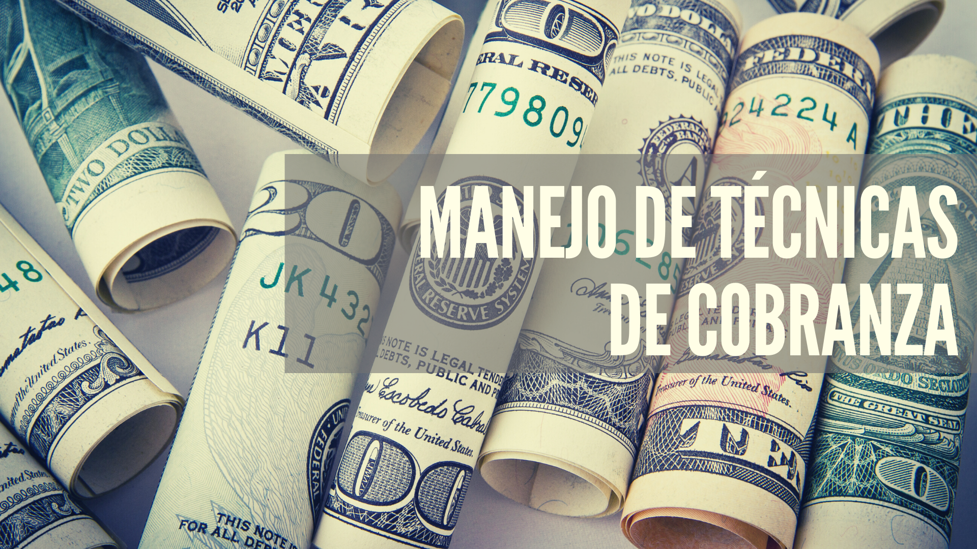 Manejo de Técnicas de Cobranza